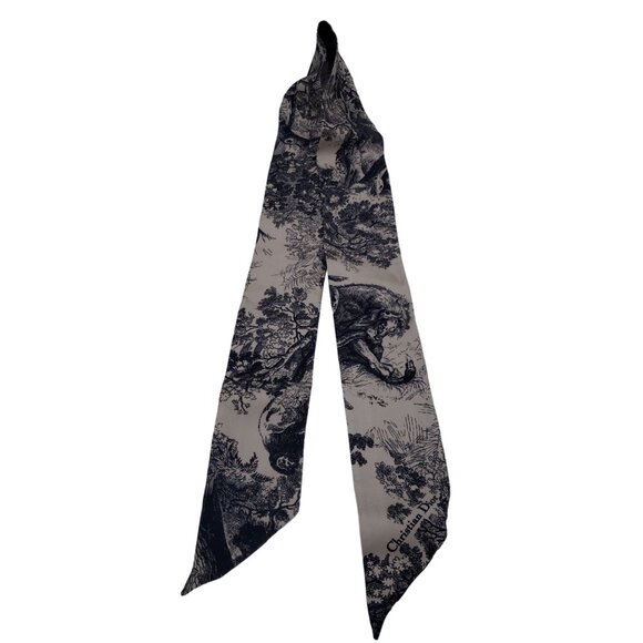 CHRISTIAN DIOR Women's Silk Scarf Mitzah Burnt Rose NIB - Picture 2 of 9